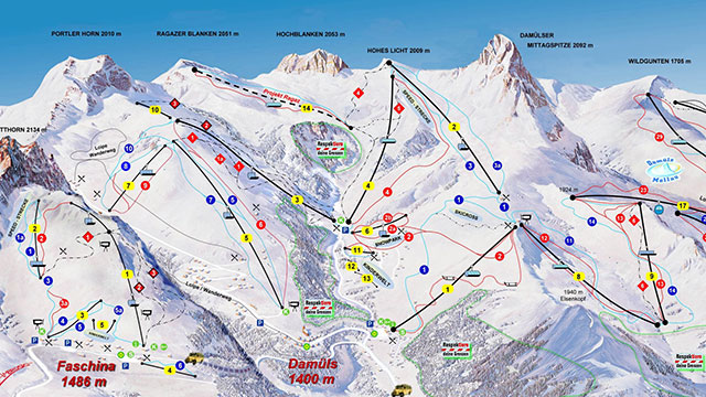 Bregenzerwald Piste Map